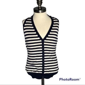 MaxMara Striped Top with Halter Neck